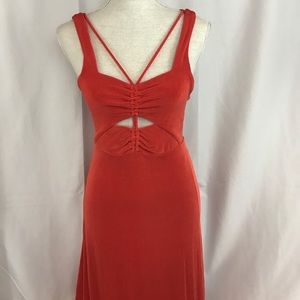 Free People szS orange 'Hypnotized' maxi dress